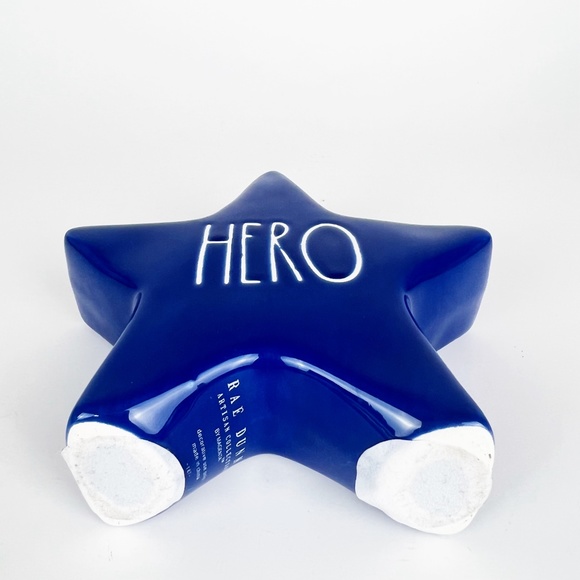NEW Rae Dunn Artisan by Magenta HERO Blue Star Patriotic 4th of July USA Ceramic - Picture 7 of 7